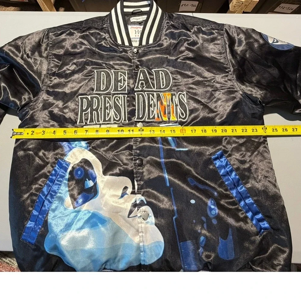 Hodgdon Classics Dead Presidents 1995 Double Sided Movie AOP Jacket Men's Size L